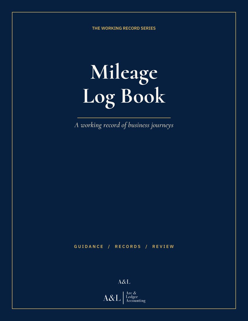 Mileage Log Book cover